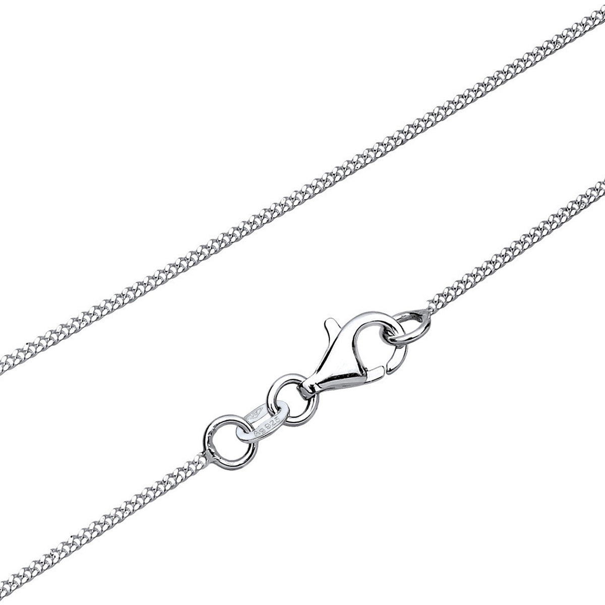 Silber - Elli DIAMONDS | Halskette Herz | Diamant (Weiß, 0,045 ct) | 925er Sterling Silber