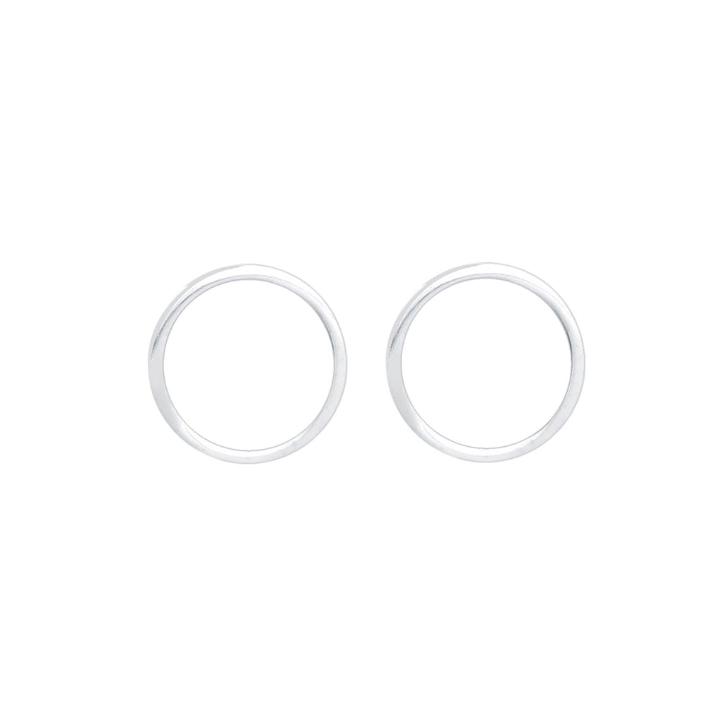 Weiß - Elli | Ohrstecker Geo | 925er Sterling Silber
