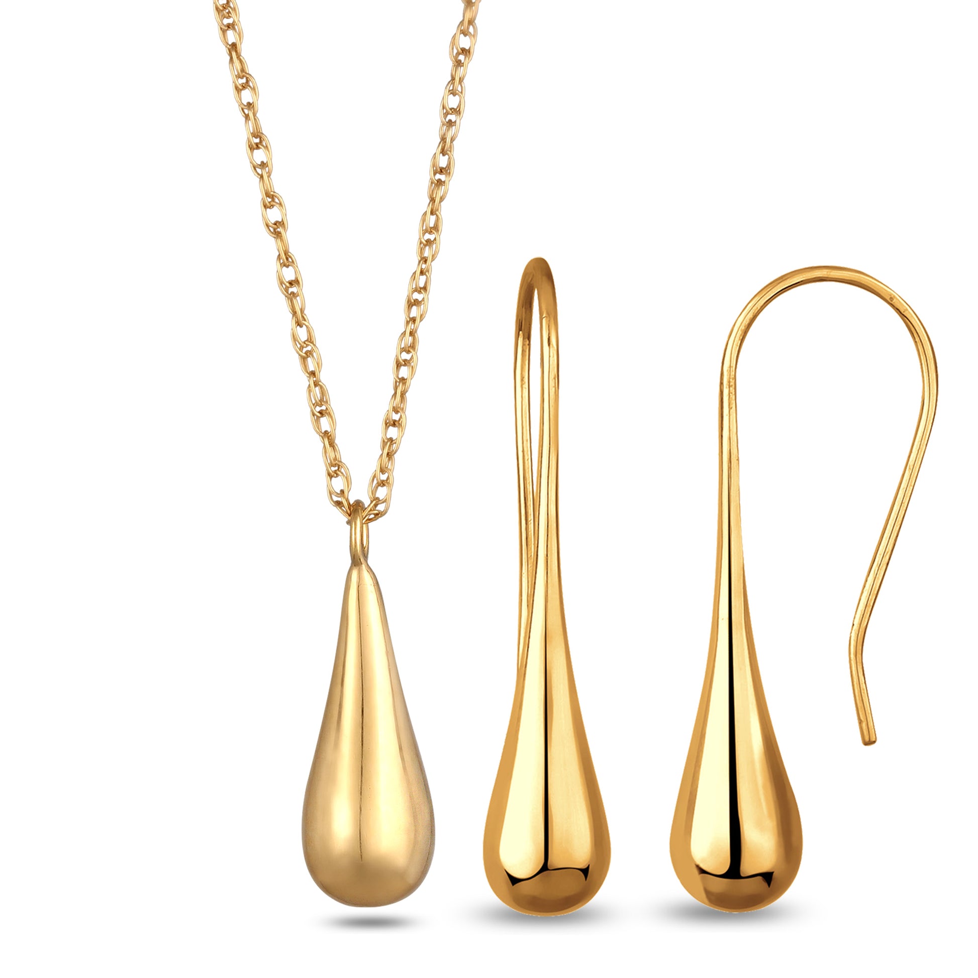 Drop Ohrringe & Halskette