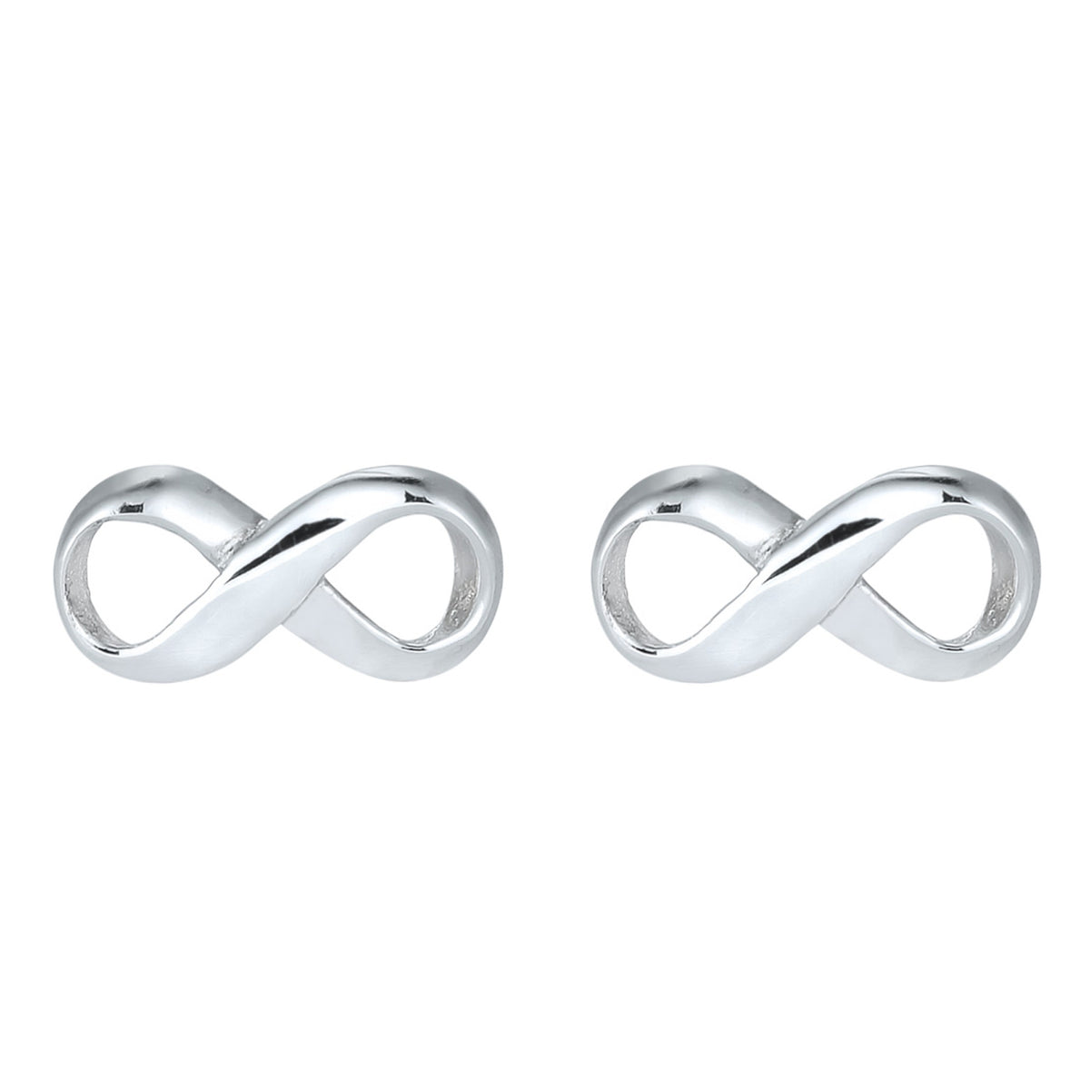 Silber - Elli | Ohrstecker Infinity | 925er Sterling Silber