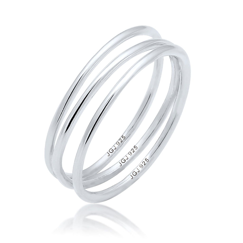 Silber - Elli | Ring Spirale | 925er Sterling Silber