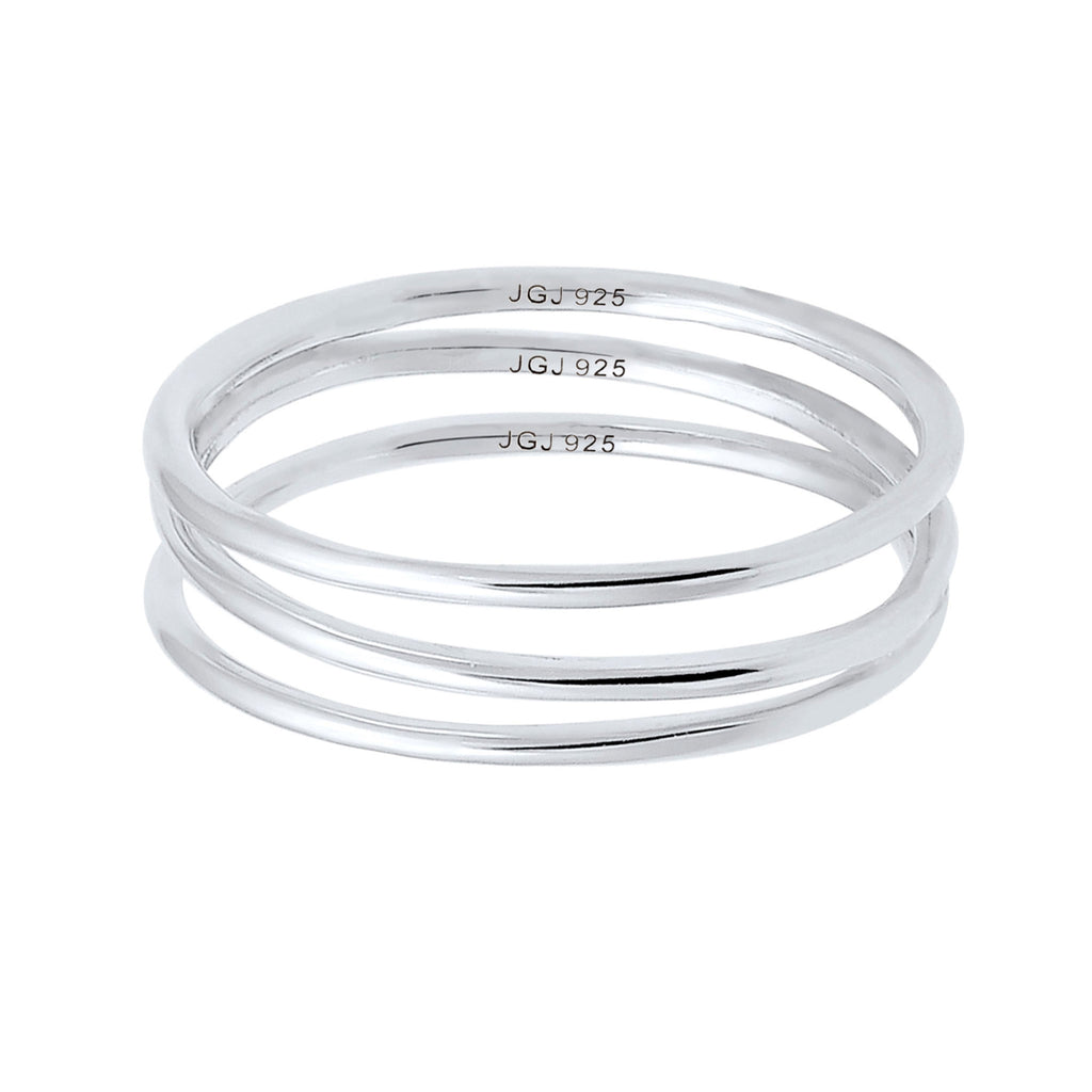 Silber - Elli | Ring Spirale | 925er Sterling Silber