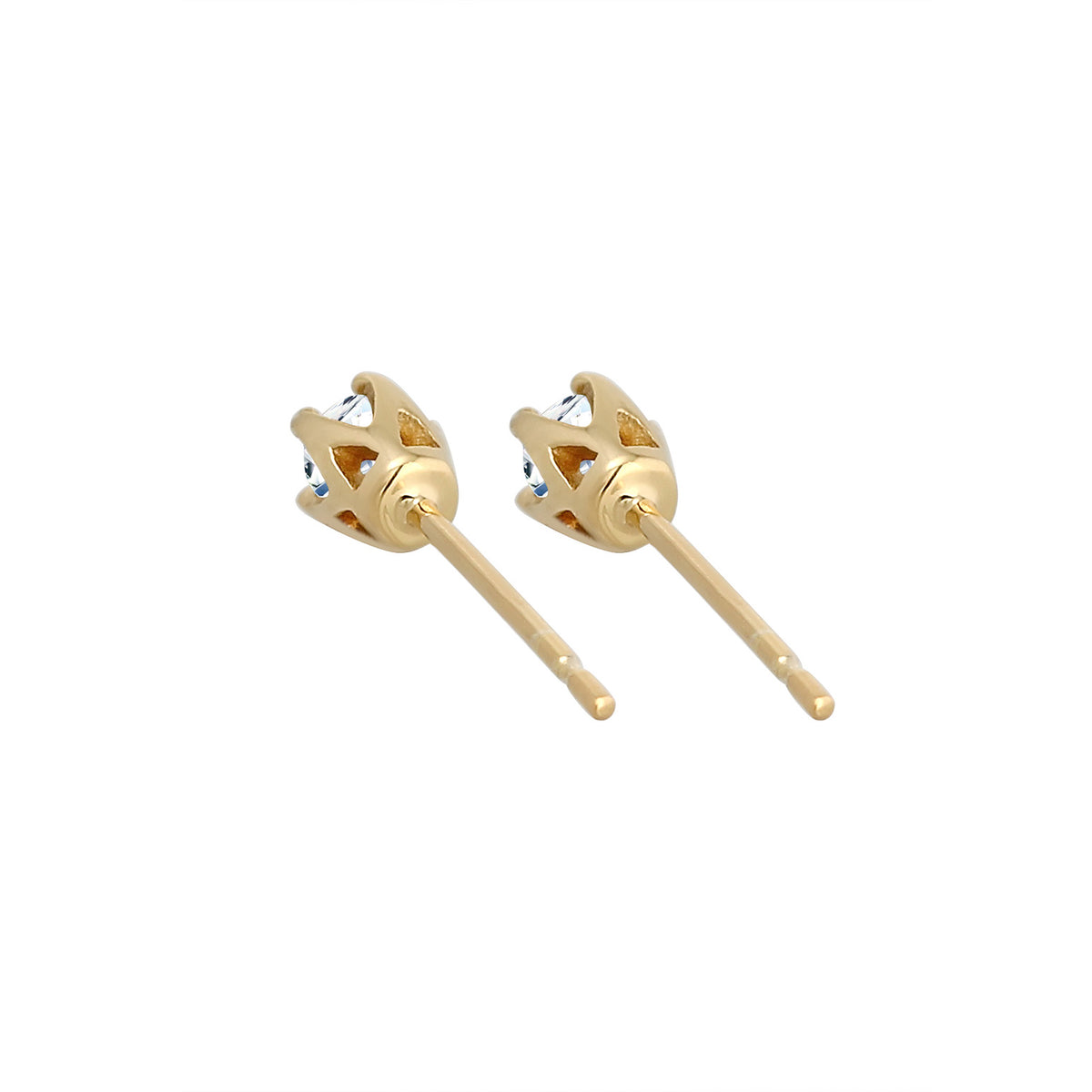 Weiß - Elli DIAMONDS | Ohrstecker | Diamant ( Weiß, 0,22 ct ) | 585 Gelbgold