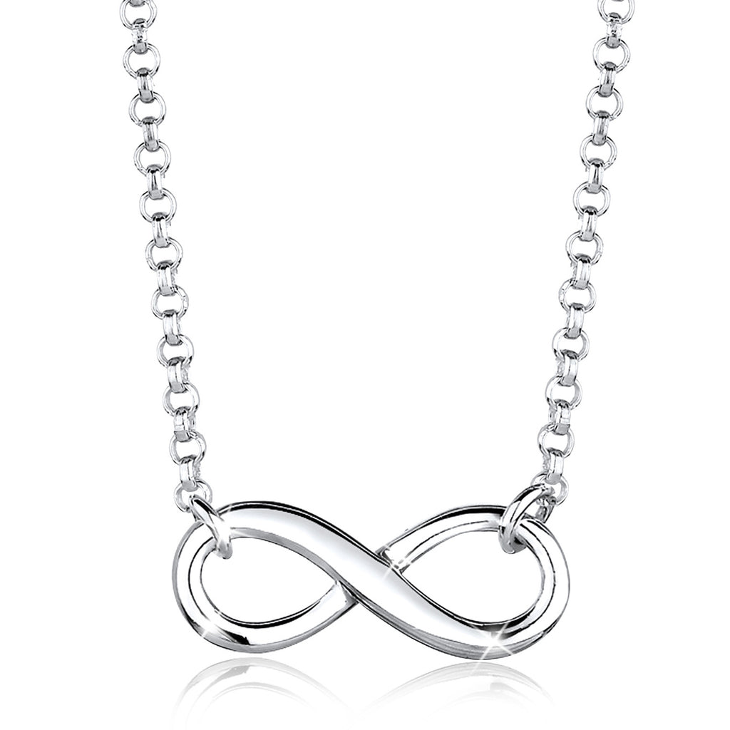 Silber - Elli | Halskette Infinity | 925er Sterling Silber