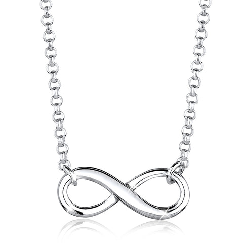 Silber - Elli | Halskette Infinity | 925er Sterling Silber