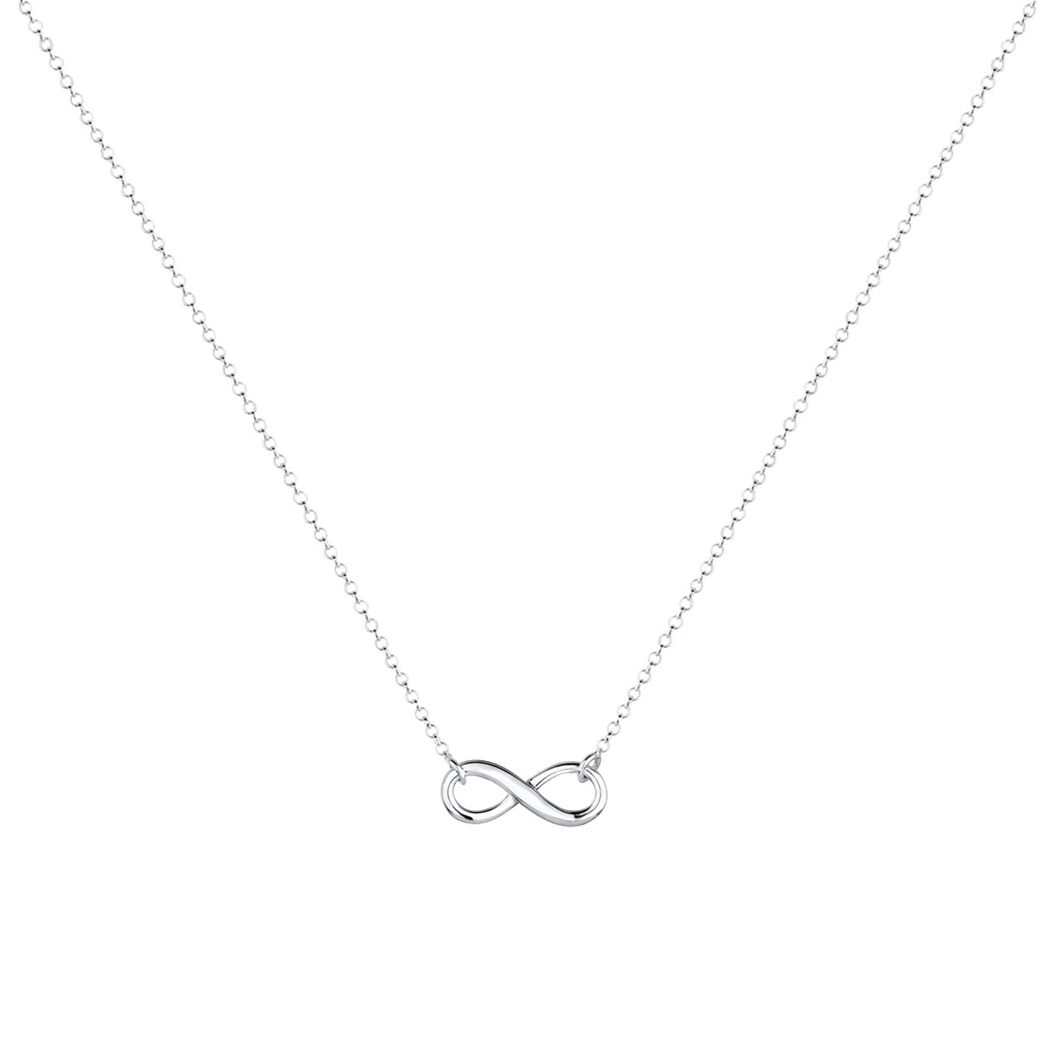 Silber - Elli | Halskette Infinity | 925er Sterling Silber