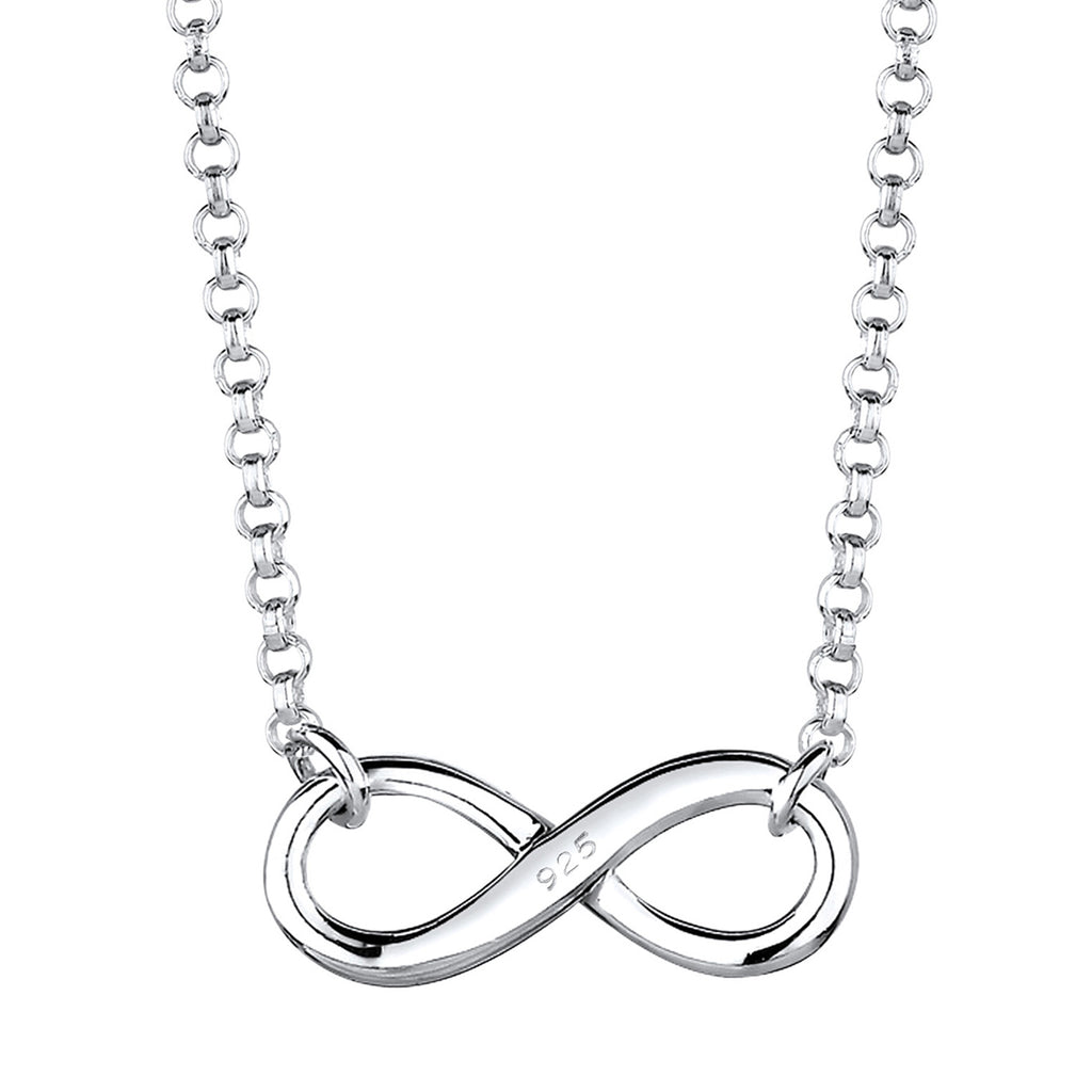 Silber - Elli | Halskette Infinity | 925er Sterling Silber