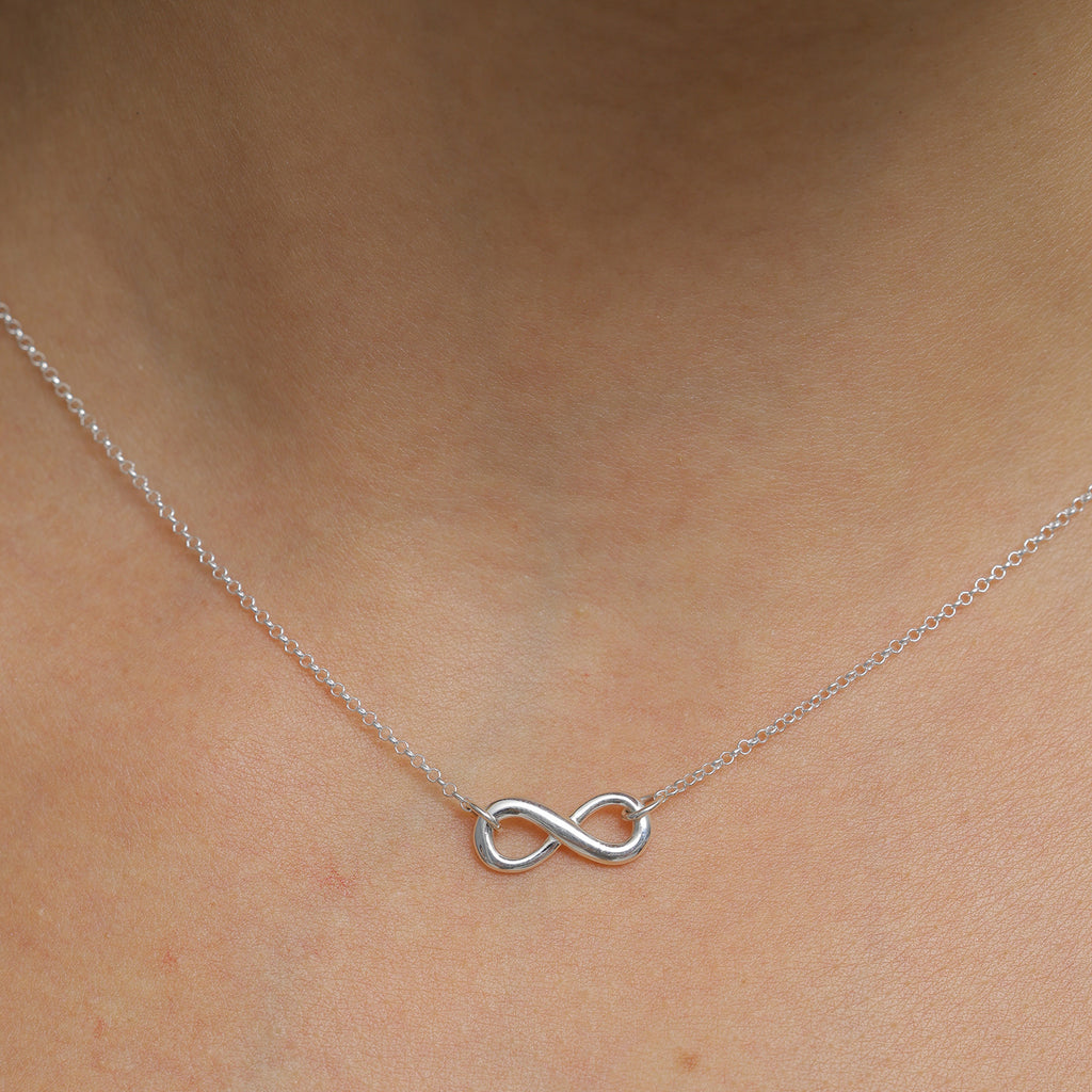 Silber - Elli | Halskette Infinity | 925er Sterling Silber