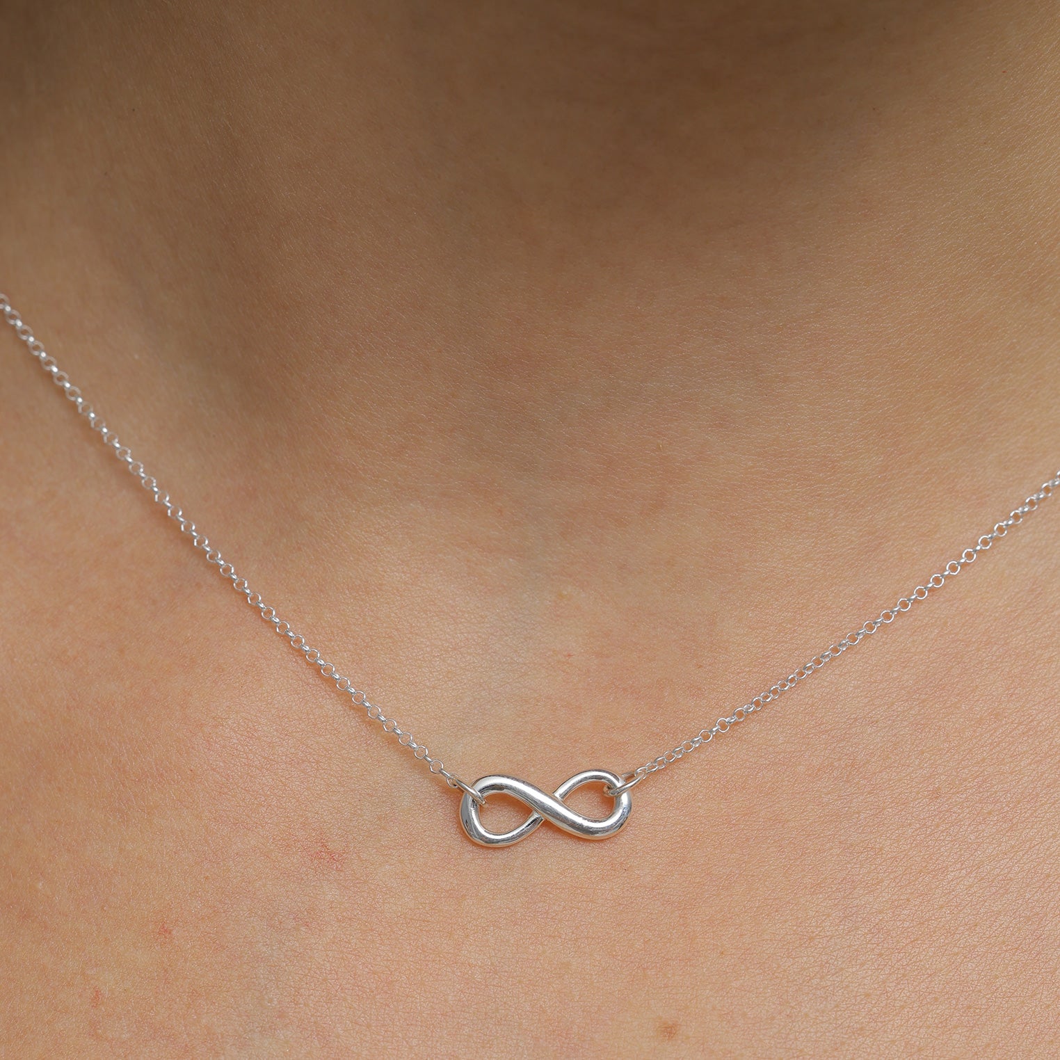 Silber - Elli | Halskette Infinity | 925er Sterling Silber