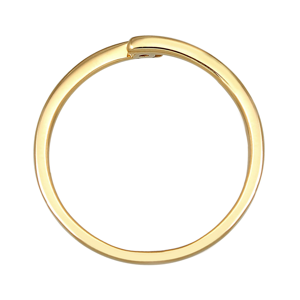 Gold - Elli DIAMONDS | Solitär-Ring | Diamant ( Weiß, 0,03 ct ) | 585 Gelbgold