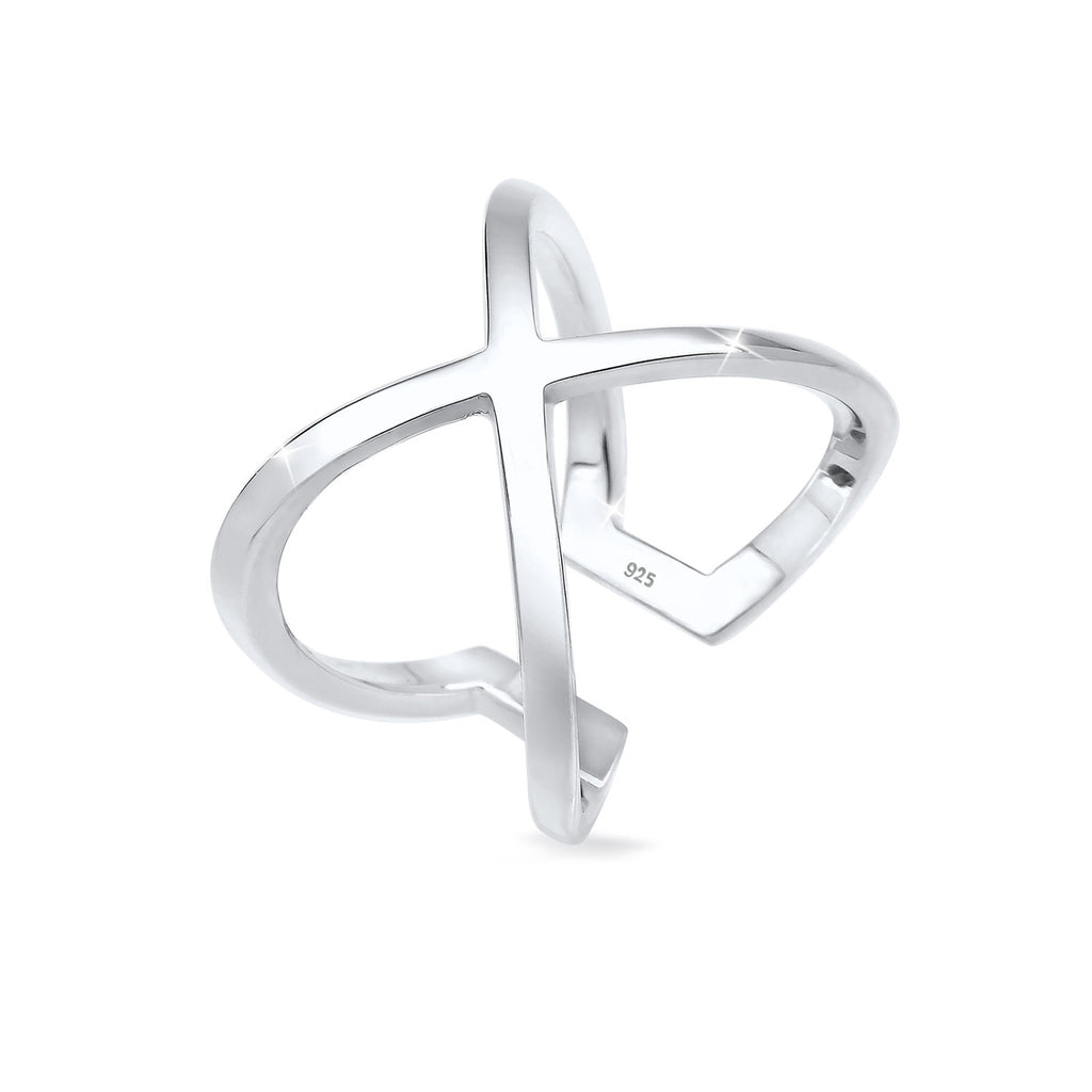 Silber - Elli | Ring Geo | 925er Sterling Silber