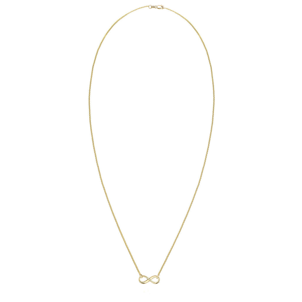 Gold - Elli PREMIUM | Halskette Infinity | 375 Gelbgold