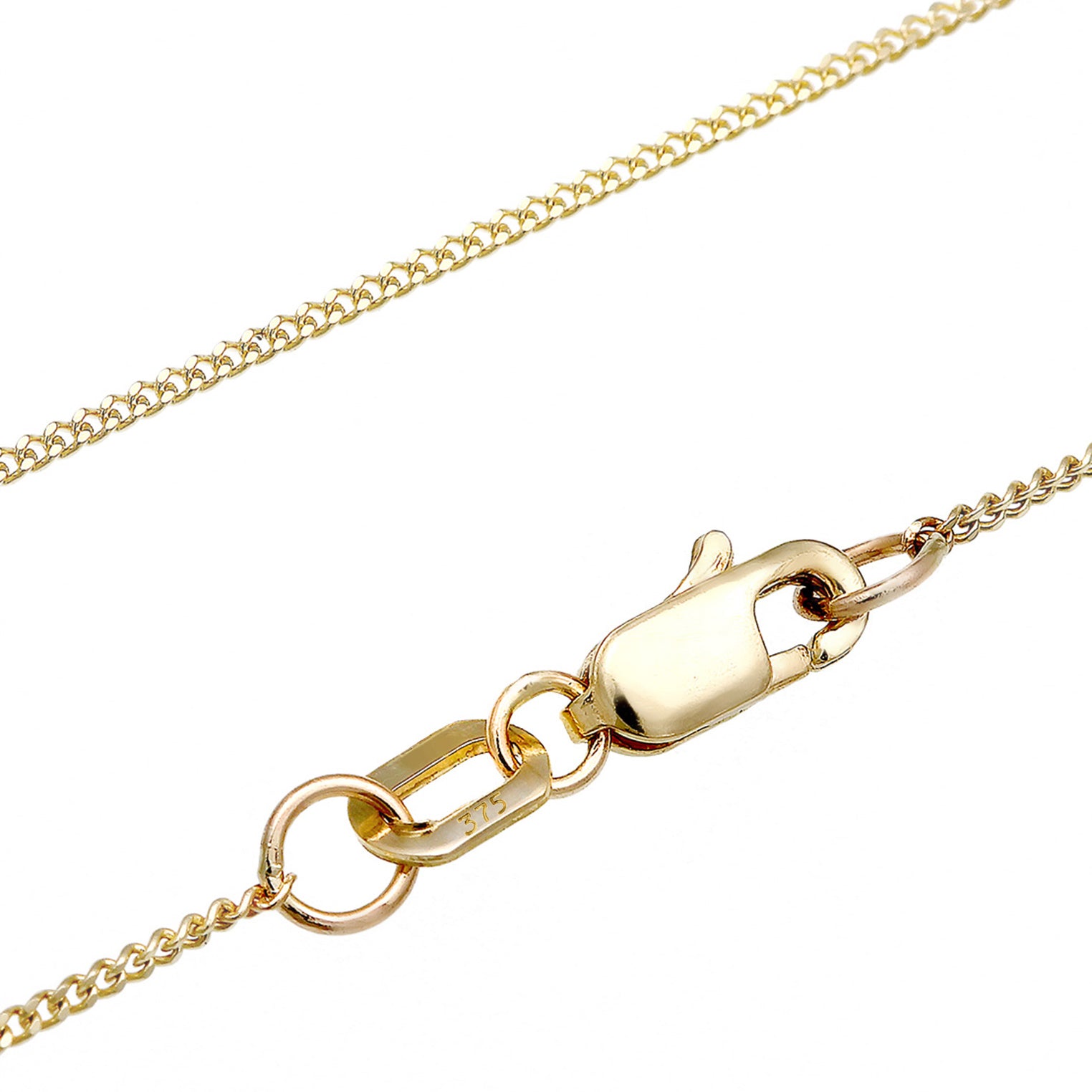 Gold - Elli PREMIUM | Halskette Kreuz | 375 Gelbgold
