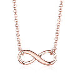Roségold - Elli | Halskette Infinity | 925 Sterling Silber Rosegold