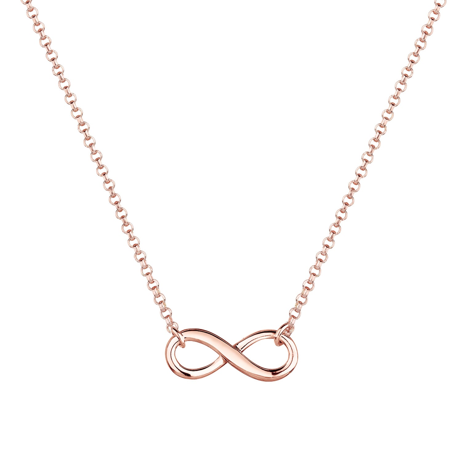 Roségold - Elli | Halskette Infinity | 925 Sterling Silber Rosegold