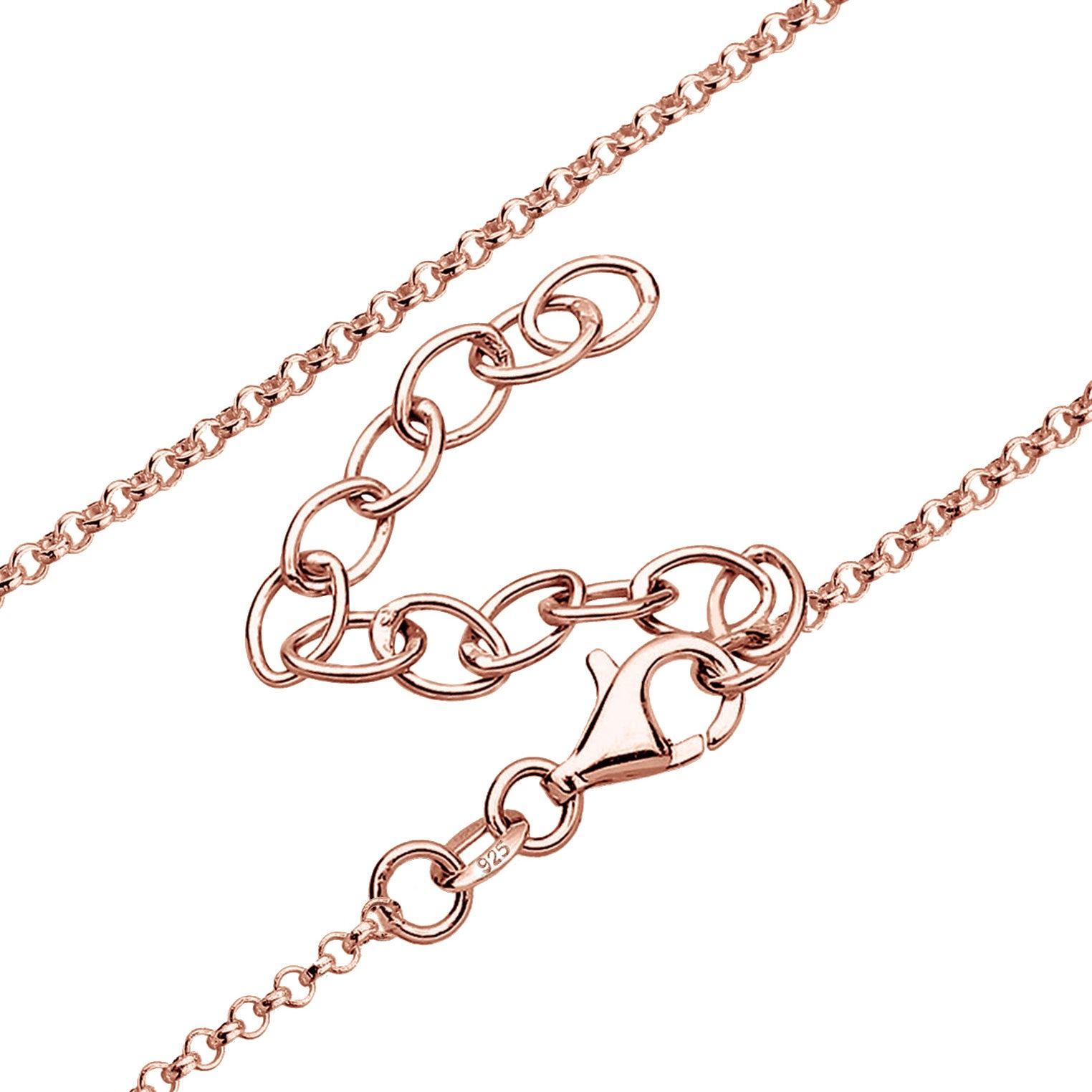 Roségold - Elli | Halskette Infinity | 925 Sterling Silber Rosegold