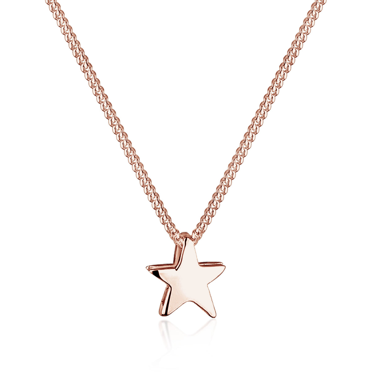 Roségold - Elli | Halskette Stern Astro | 925 Sterling Silber Rosegold