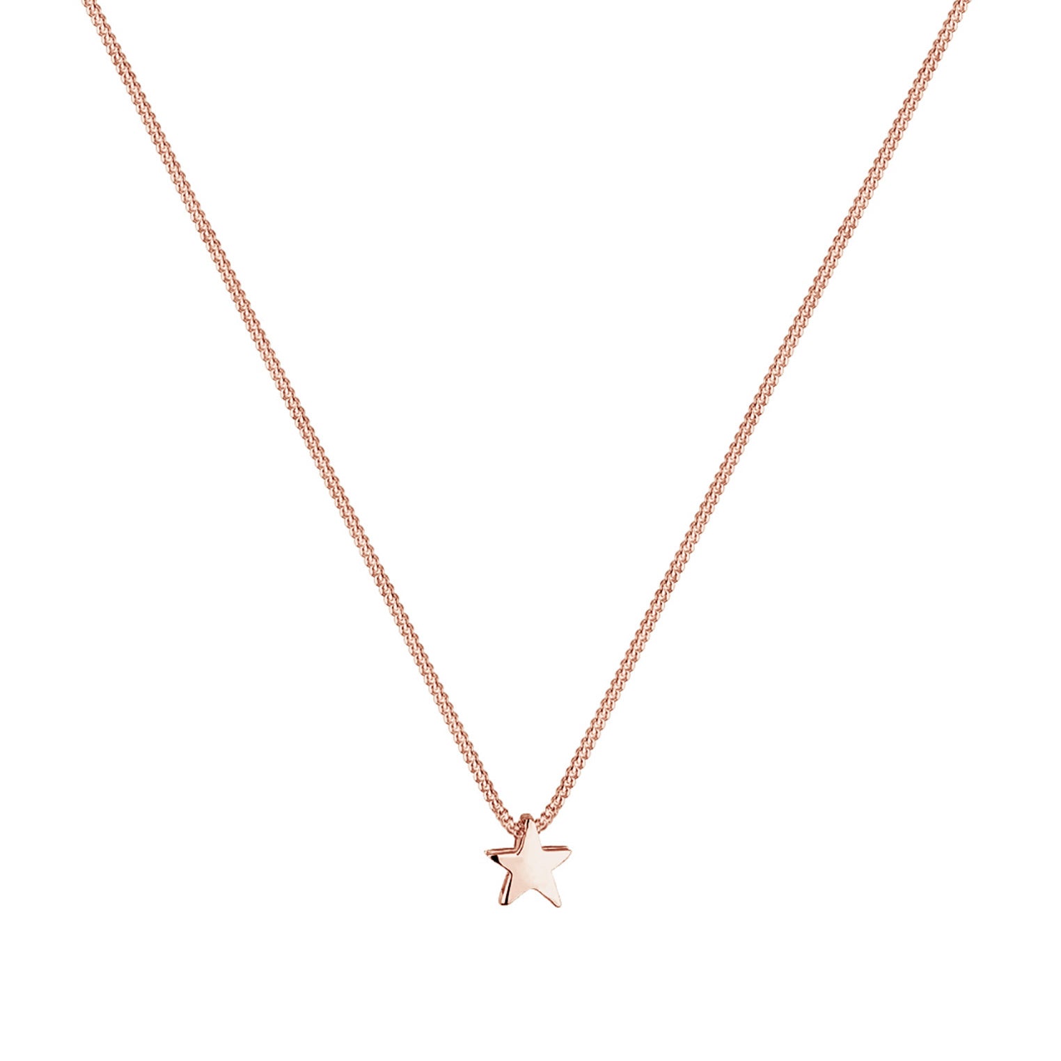 Roségold - Elli | Halskette Stern Astro | 925 Sterling Silber Rosegold