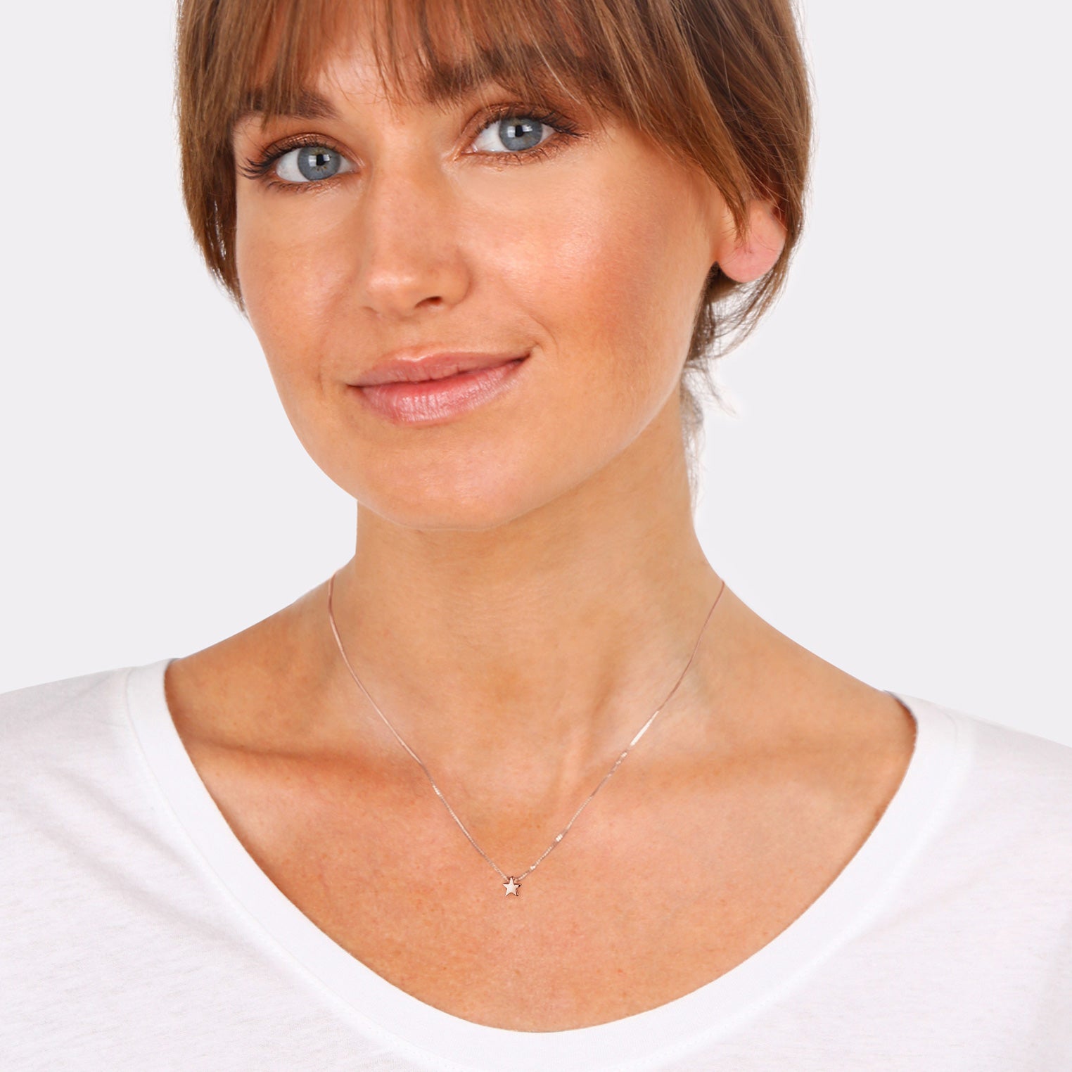 Roségold - Elli | Halskette Stern Astro | 925 Sterling Silber Rosegold