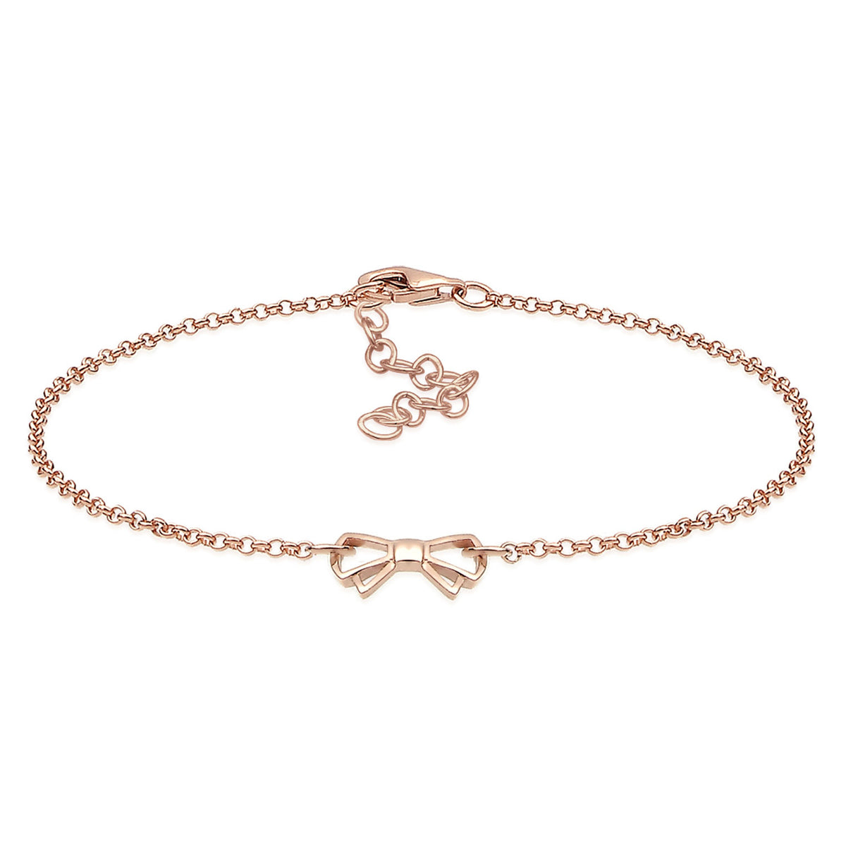Roségold - Elli | Armband Schleife | 925 Sterling Silber Rosegold