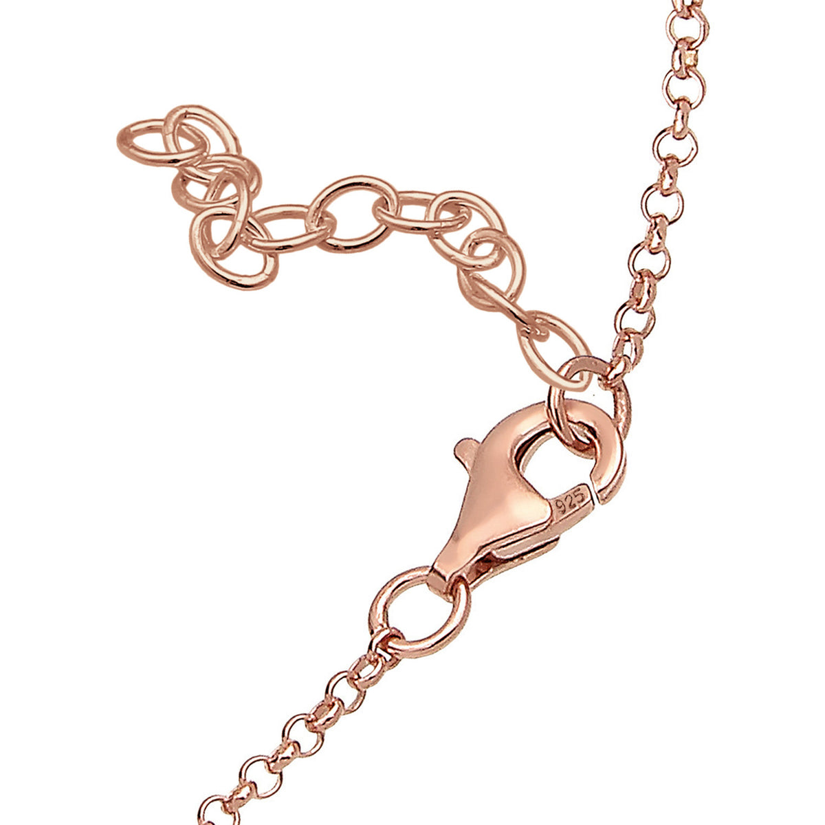 Roségold - Elli | Armband Schleife | 925 Sterling Silber Rosegold