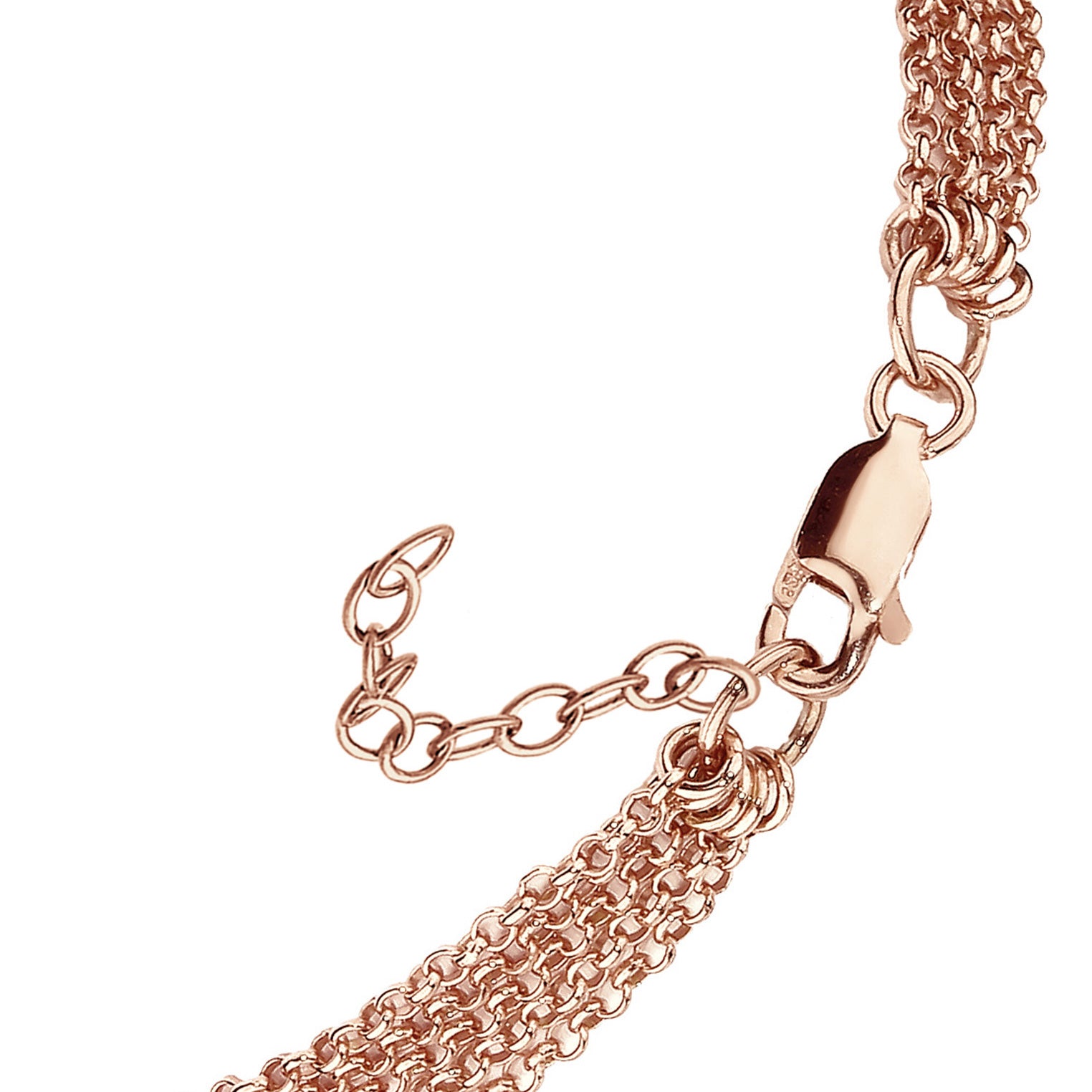 Roségold - Elli | Gliederarmband | 925 Sterling Silber Rosegold