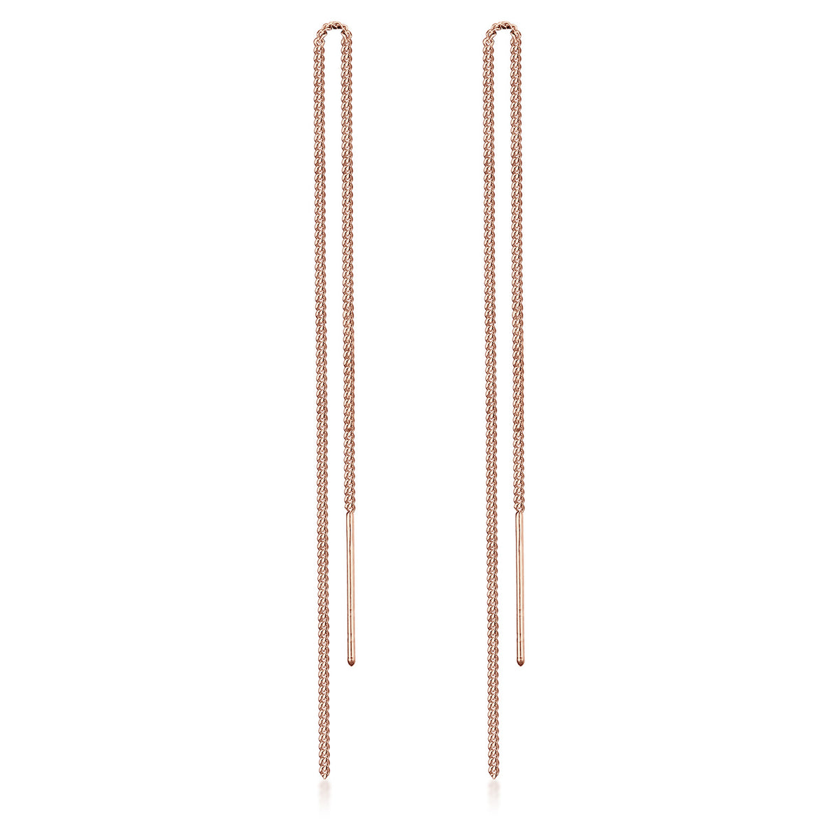 Roségold - Elli | Ohrhänger Ear Chain | 925 Sterling Silber Rosegold
