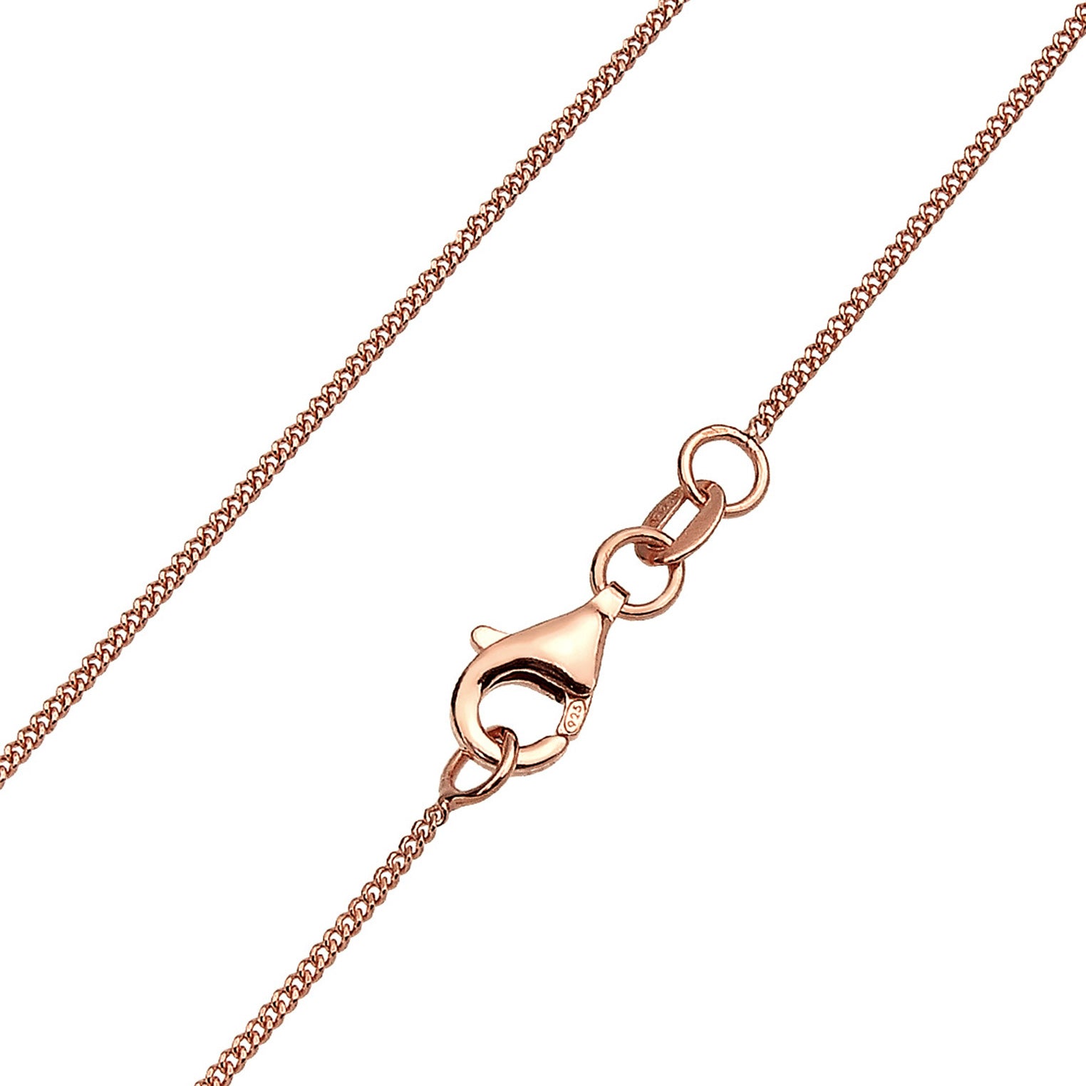 Roségold - Elli | Halskette Flügel Anhänger | 925 Sterling Silber Rosegold