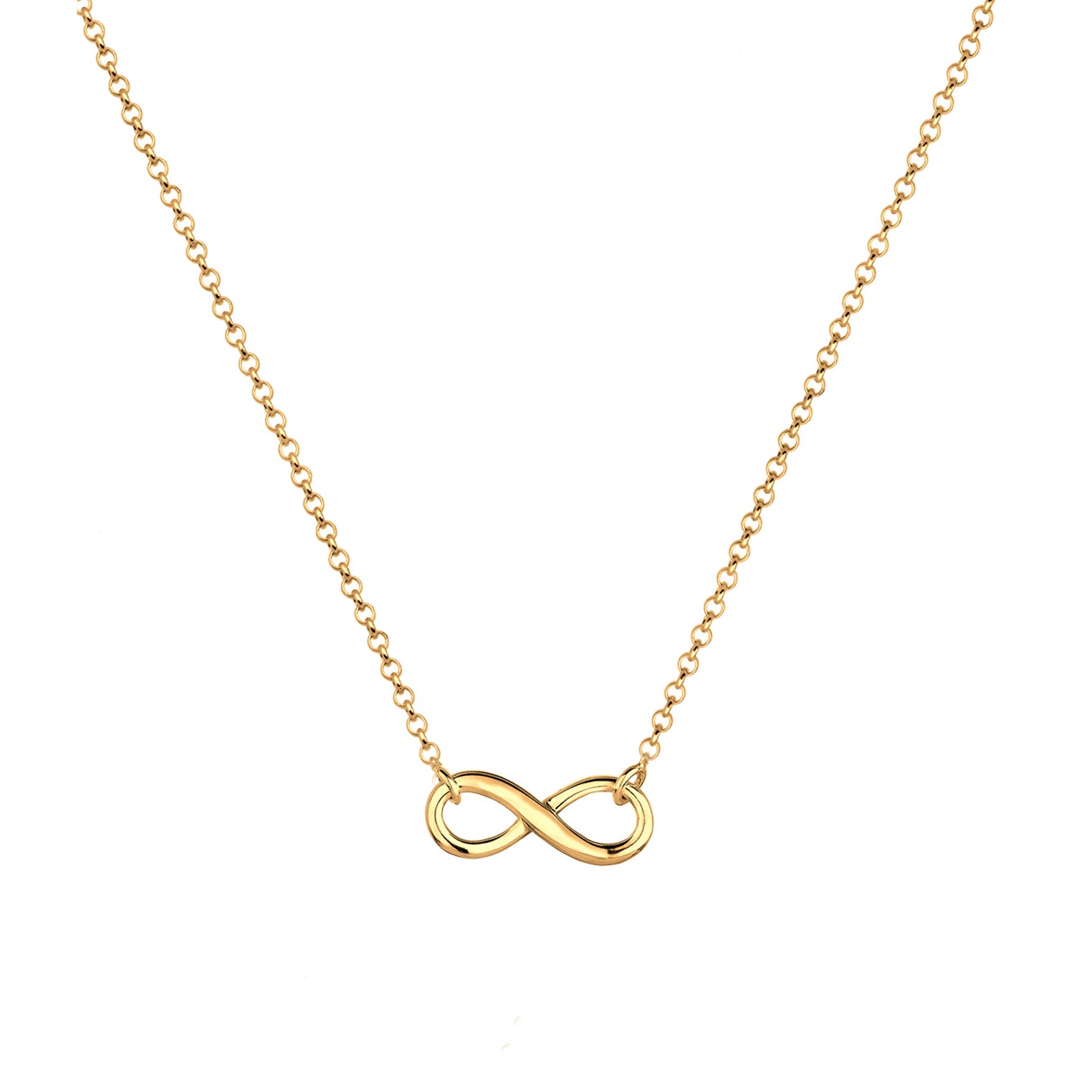 Gold - Elli | Choker Infinity | 925 Sterling Silber vergoldet