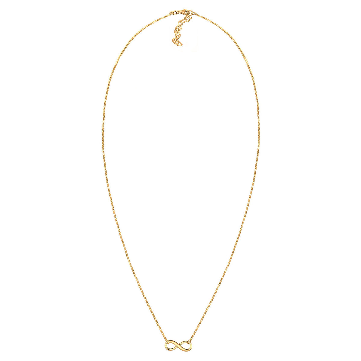 Gold - Elli | Halskette Infinity | 925 Sterling Silber vergoldet