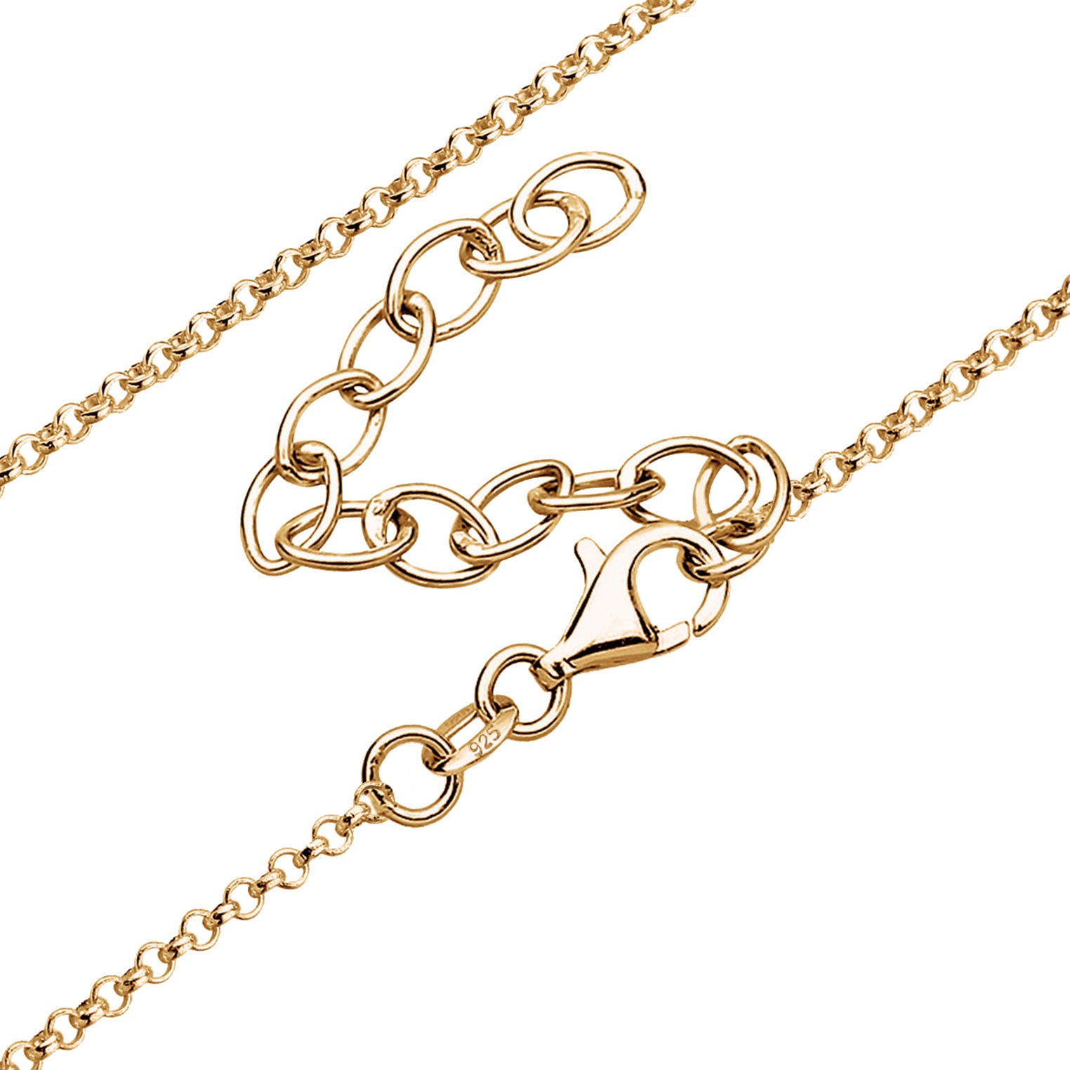 Gold - Elli | Halskette Infinity | 925 Sterling Silber vergoldet