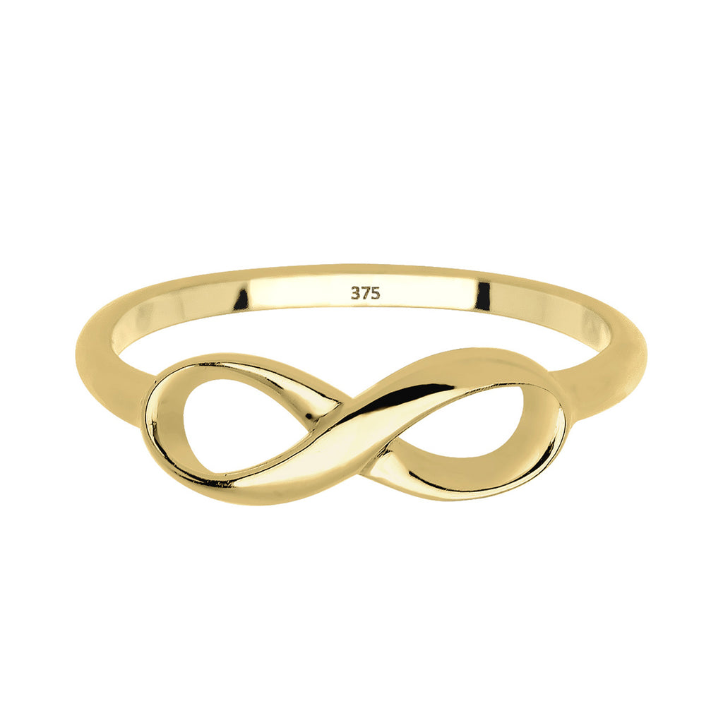 Gold - Elli PREMIUM | Ring Infinity | 375 Gelbgold