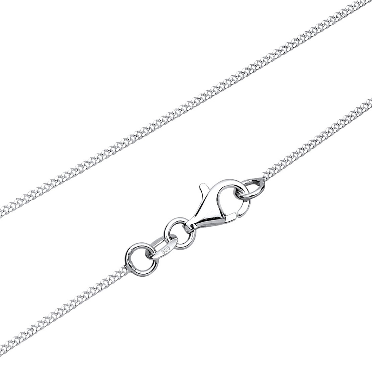 Weiß - Elli | Halskette Infinity | Süßwasserperle, Kristall ( Weiß ) | 925er Sterling Silber
