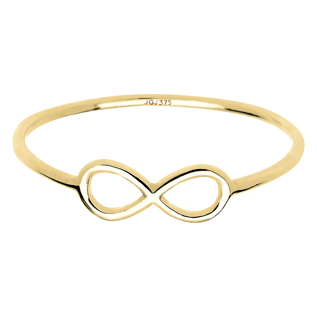 Gold - Elli PREMIUM | Ring Infinity | 375 Gelbgold