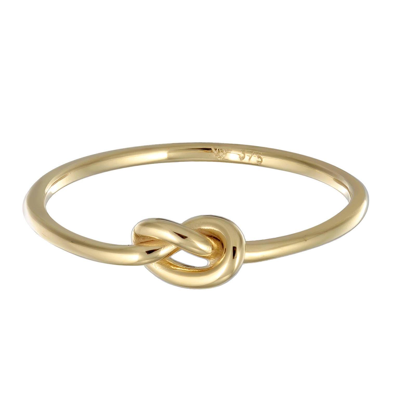 Gold - Elli PREMIUM | Ring Knoten | 375 Gelbgold