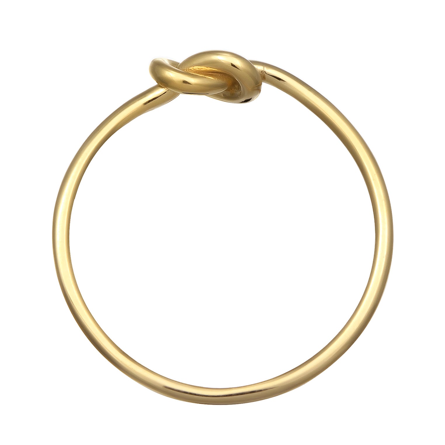 Gold - Elli PREMIUM | Ring Knoten | 375 Gelbgold
