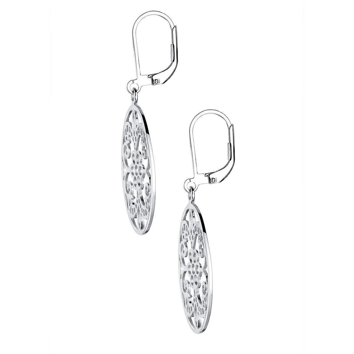 Silber - Elli | Ohrhänger Ornament | 925er Sterling Silber