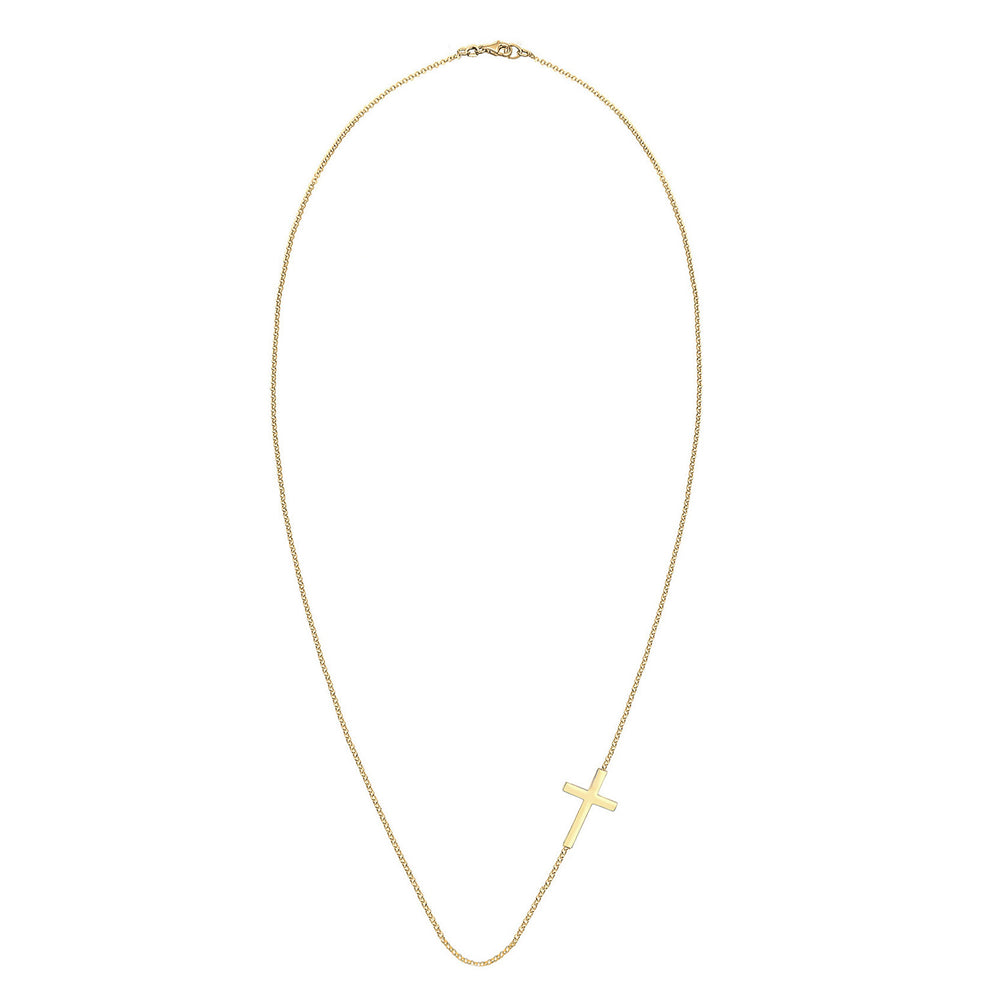 Link necklace cross