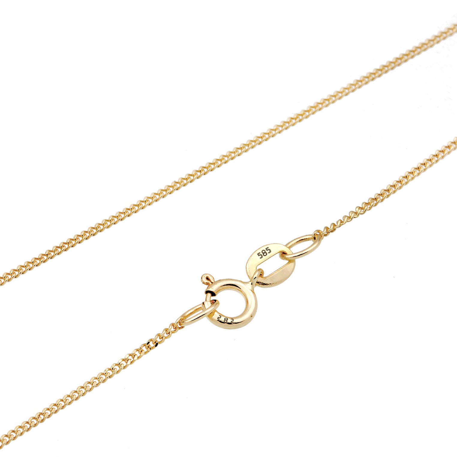 Gold - Elli PREMIUM | Halskette Kreuz | 585 Gelbgold
