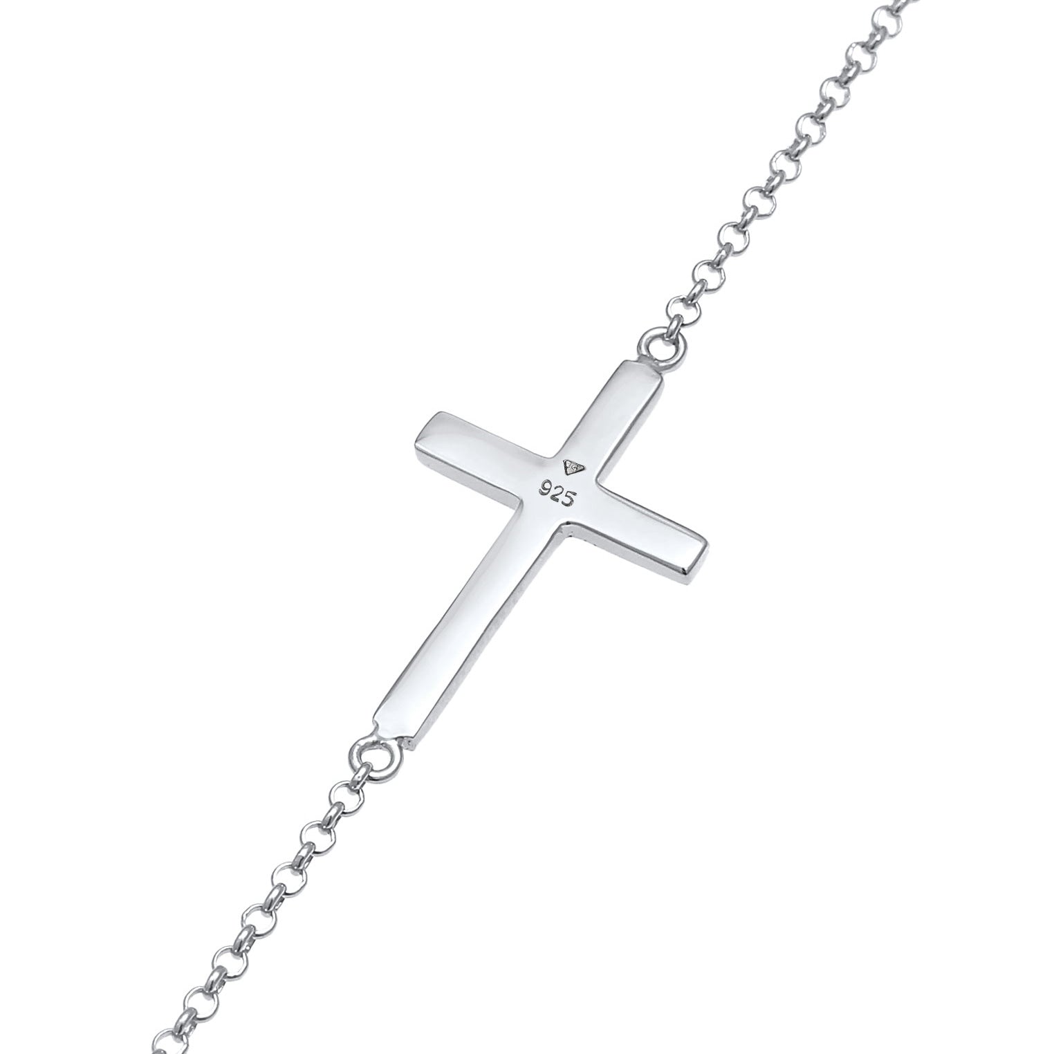 Silber - Elli | Armband Kreuz | 925er Sterling Silber