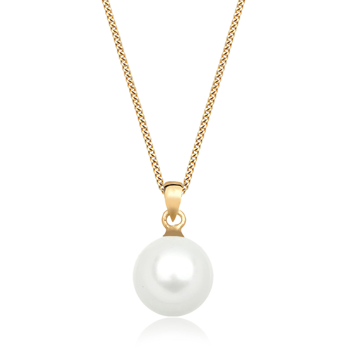 Gold - Elli PREMIUM | Halskette | Perle | 585 Gelbgold