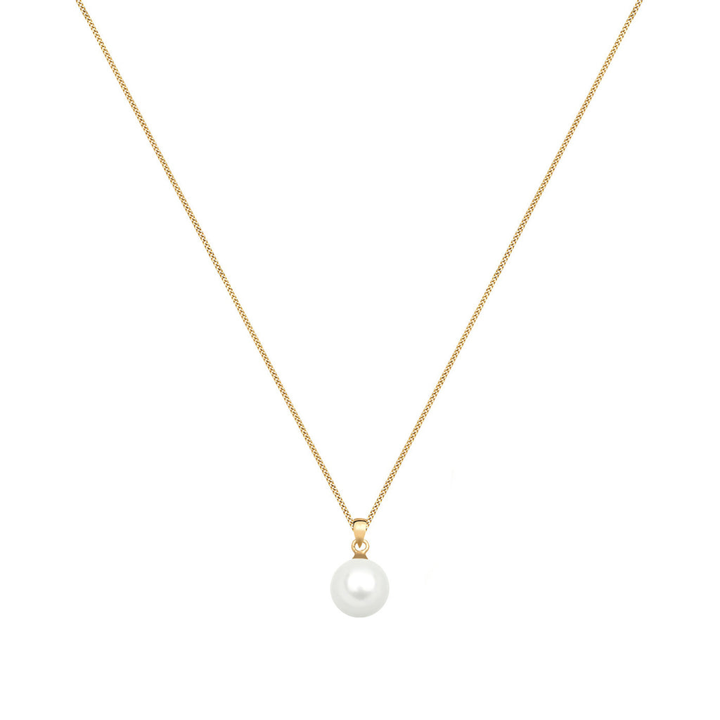 Gold - Elli PREMIUM | Halskette | Perle | 585 Gelbgold