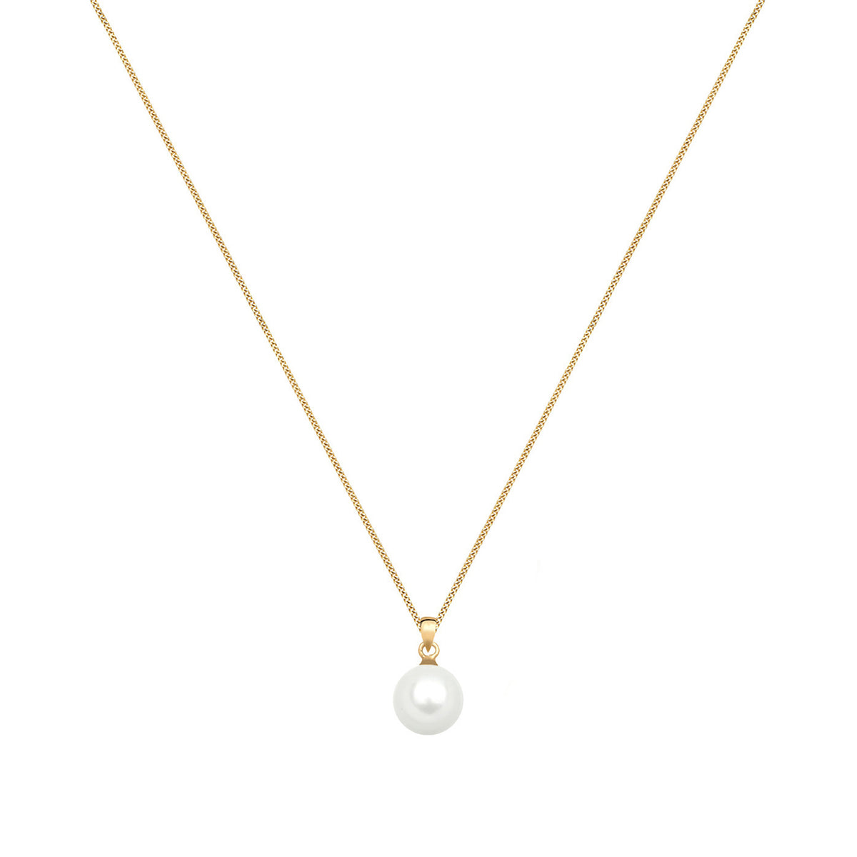 Gold - Elli PREMIUM | Halskette | Perle | 585 Gelbgold