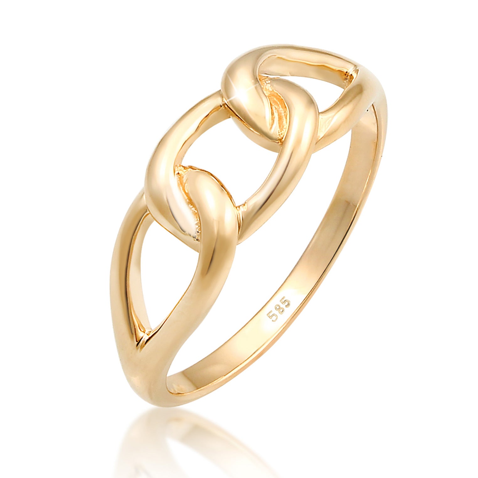 Gold - Elli PREMIUM | Ring Infinity | 585 Gelbgold