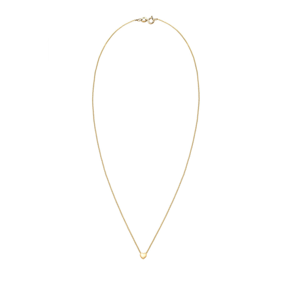 Gold - Elli PREMIUM | Halskette Herz Anhänger | 585 Gelbgold