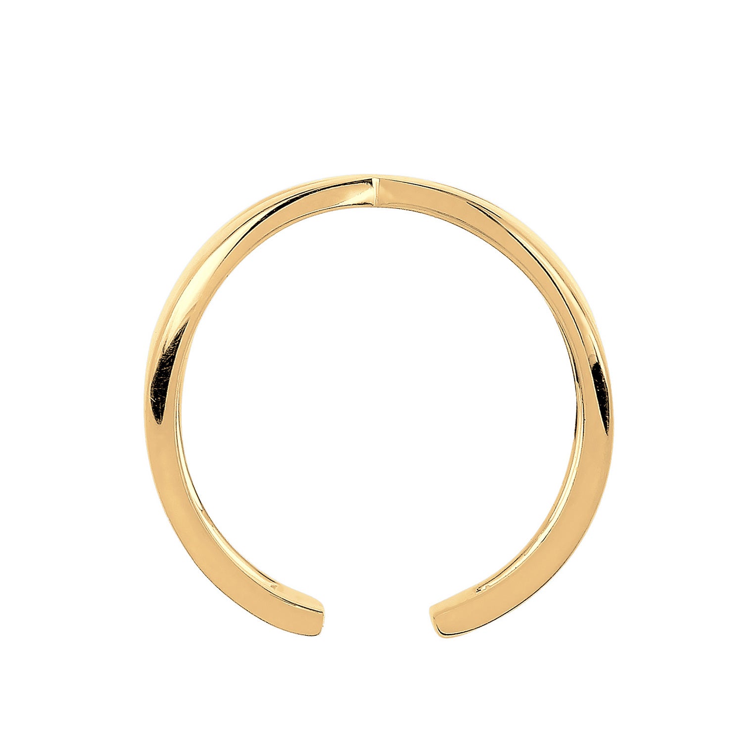 Gold - Elli | Ring Geo | 925 Sterling Silber vergoldet