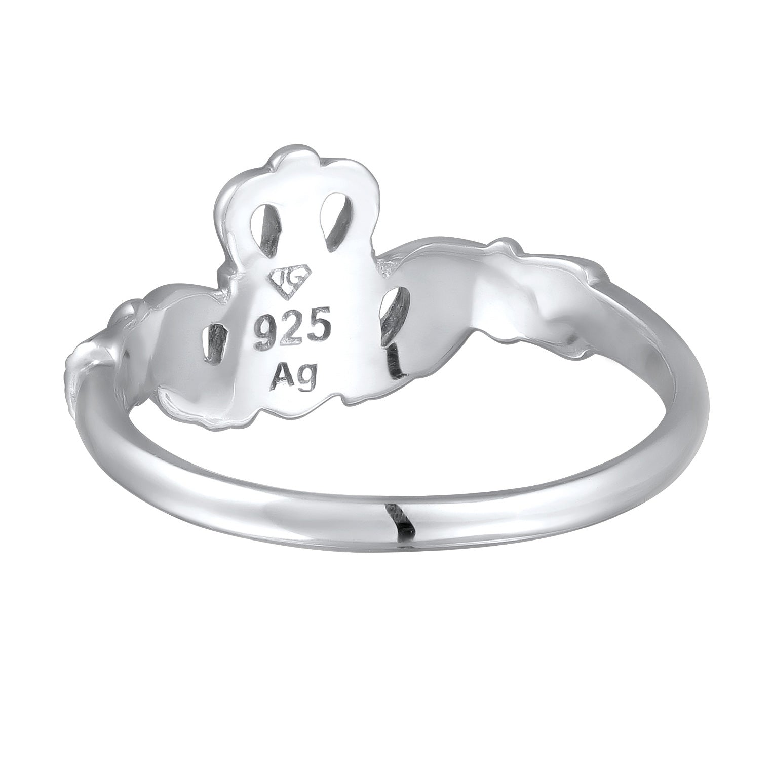 Silber - Elli | Ring Claddagh | 925er Sterling Silber