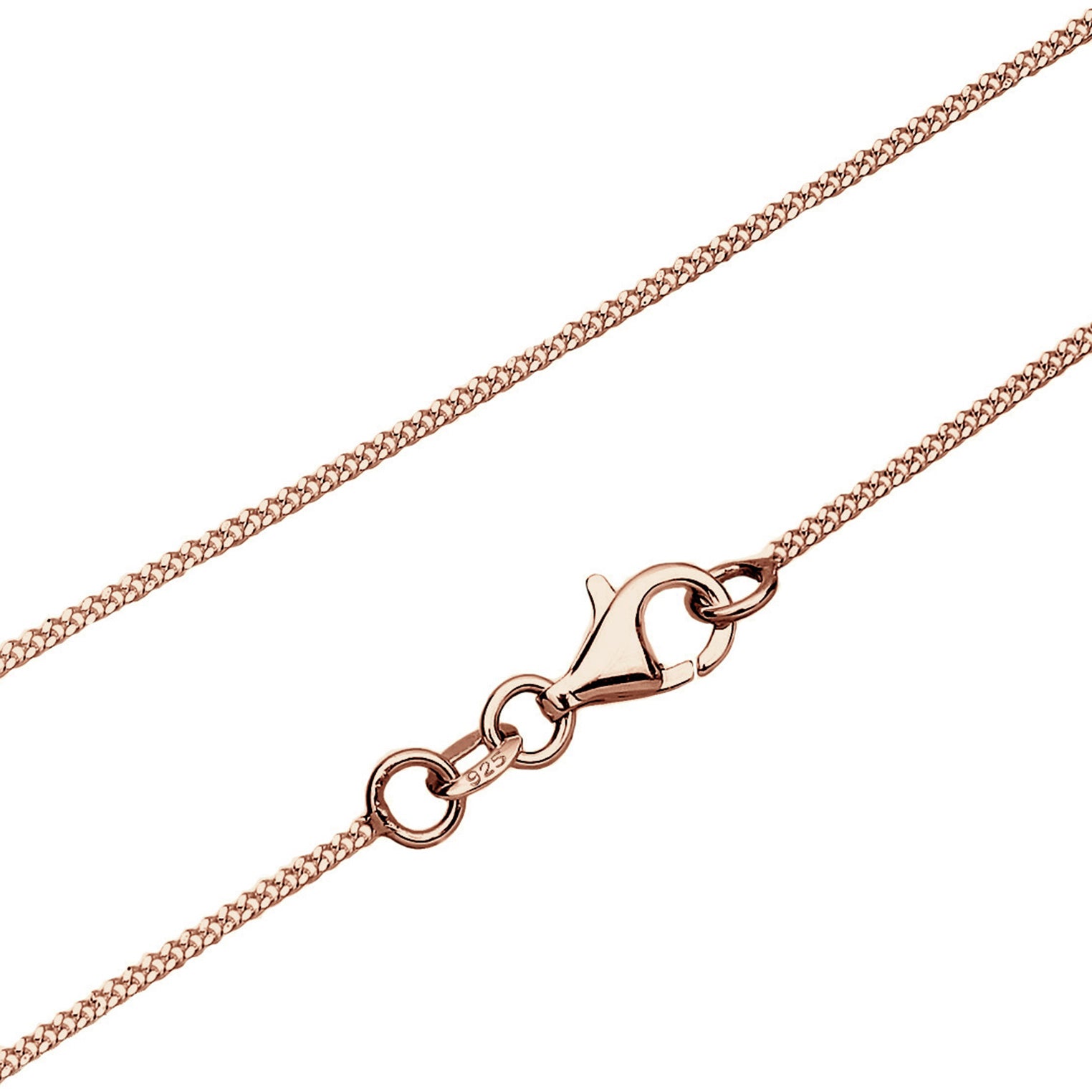 Roségold - Elli DIAMONDS | Halskette Herz | Diamant (Weiß, 0,025 ct) | 925 Sterling Silber Rosegold