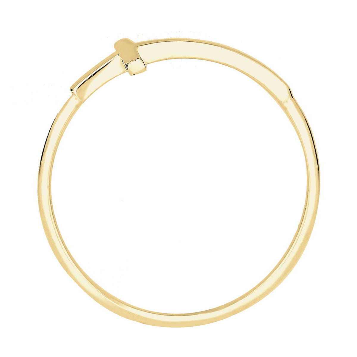 Gold - Elli PREMIUM | Ring Kreuz | 375 Gelbgold