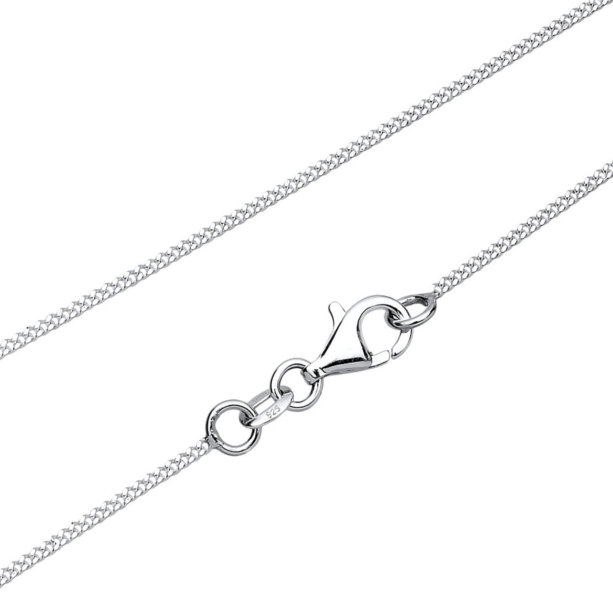 Weiß - Elli DIAMONDS | Halskette Herz Anhänger | Diamant (Weiß, 0.015 ct) | 925er Sterling Silber
